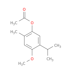 Phenol, 4-methoxy-2-methyl-5-(1-methylethyl)-, acetate