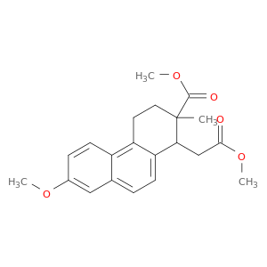 1-Phenanthreneacetic acid,1,2,3,4-tetrahydro-7-methoxy-2-(methoxycarbonyl)-2-methyl-, methyl ester