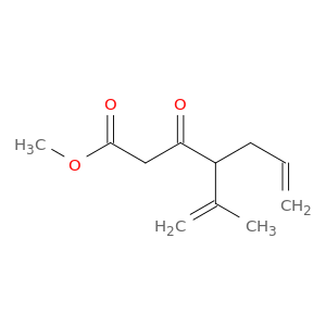 6-Heptenoic acid, 4-(1-methylethenyl)-3-oxo-, methyl ester
