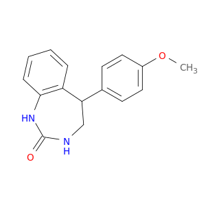 2H-1,3-Benzodiazepin-2-one, 1,3,4,5-tetrahydro-5-(4-methoxyphenyl)-