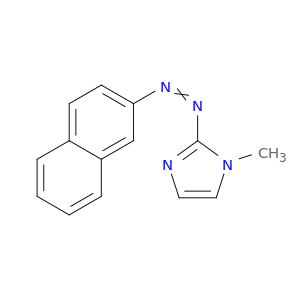 1H-Imidazole, 1-methyl-2-(2-naphthalenylazo)-