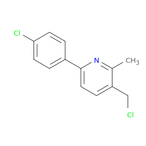 Pyridine, 3-(chloromethyl)-6-(4-chlorophenyl)-2-methyl-