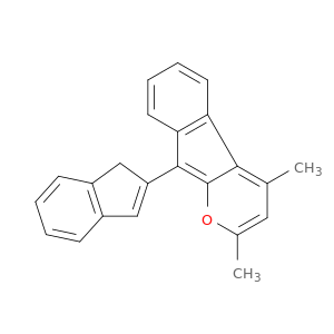Indeno[2,1-b]pyran, 9-(1H-inden-2-yl)-2,4-dimethyl-