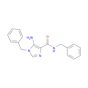 1H-Imidazole-4-carboxamide, 5-amino-N,1-bis(phenylmethyl)-