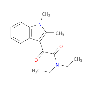 1H-Indole-3-acetamide,N,N-diethyl-1,2-dimethyl-a-oxo-