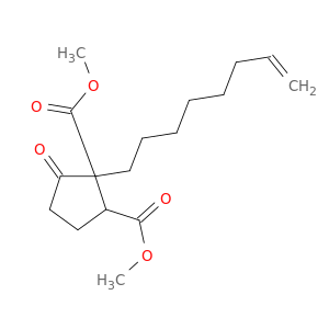 1,2-Cyclopentanedicarboxylic acid, 1-(7-octenyl)-5-oxo-, dimethyl ester