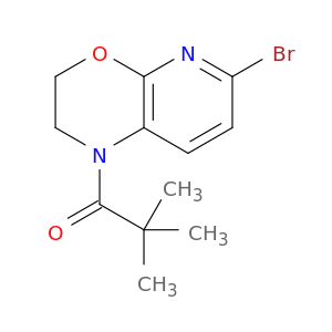 1-(6-溴-2,3-二氢-1H-吡啶[2,3-B][1,4]恶唑蛋白-1-基)-2,2-二甲基-1-丙酮