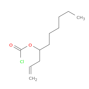 Carbonochloridic acid, 1-(2-propenyl)heptyl ester