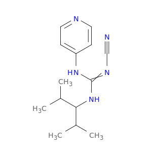 2-CYANO-1-(2,4-DIMETHYL-3-PENTYL)-3-(PYRIDIN-4-YL)GUANIDINE