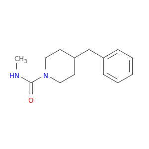 1-Piperidinecarboxamide, N-methyl-4-(phenylmethyl)-