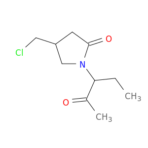 2-Pyrrolidinone, 4-(chloromethyl)-1-(1-ethyl-2-oxopropyl)-