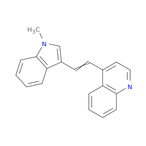 Quinoline,4-[2-(1-methyl-1H-indol-3-yl)ethenyl]-