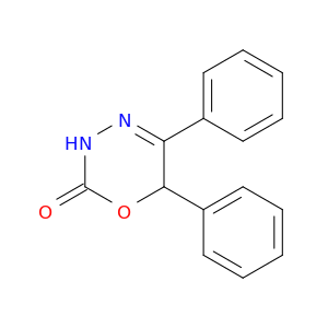 2H-1,3,4-Oxadiazin-2-one, 3,6-dihydro-5,6-diphenyl-