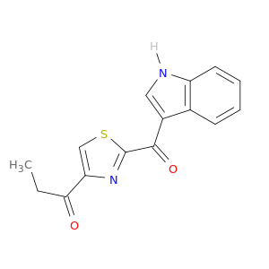 1-Propanone, 1-[2-(1H-indol-3-ylcarbonyl)-4-thiazolyl]-