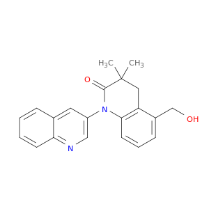 [1(2H),3'-Biquinolin]-2-one, 3,4-dihydro-5-(hydroxymethyl)-3,3-dimethyl-