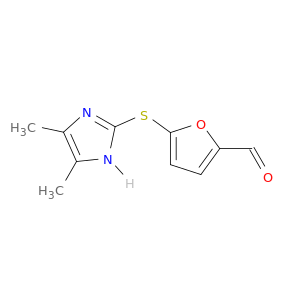2-Furancarboxaldehyde, 5-[(4,5-dimethyl-1H-imidazol-2-yl)thio]-