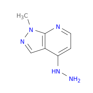 4-hydrazinyl-1-methyl-1H-pyrazolo[3,4-b]pyridine