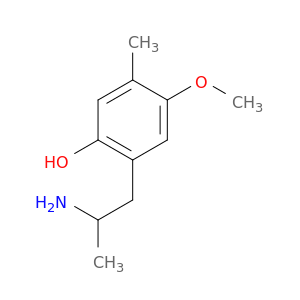 Phenol, 2-(2-aminopropyl)-4-methoxy-5-methyl-