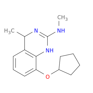 2-Quinazolinamine, 8-(cyclopentyloxy)-1,4-dihydro-N,4-dimethyl-