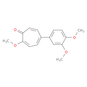 2,4,6-Cycloheptatrien-1-one, 5-(3,4-dimethoxyphenyl)-2-methoxy-