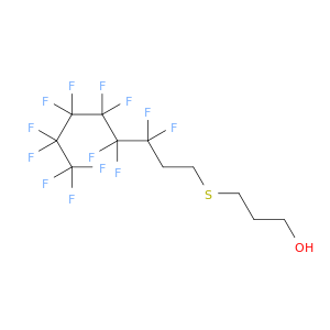 1-propanol, 3-[(3,3,4,4,5,5,6,6,7,7,8,8,8-tridecafluorooctyl)thio]-