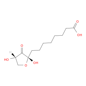 2-Furanoctanoic acid, tetrahydro-2,4-dihydroxy-3-oxo-, (2S,4S)-
