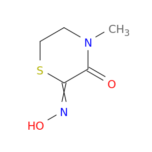 2,3-Thiomorpholinedione, 4-methyl-, 2-oxime