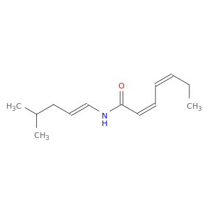 2,4-Heptadienamide, N-[(1E)-4-methyl-1-pentenyl]-, (2Z,4Z)-