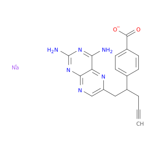 4-(1-(2,4-二氨基芴-6-基)戊-4-炔-2-基)苯甲酸钠