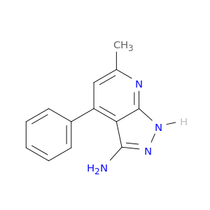 1H-Pyrazolo[3,4-b]pyridin-3-amine, 6-methyl-4-phenyl-