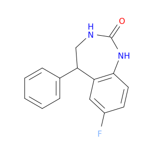 2H-1,3-Benzodiazepin-2-one, 7-fluoro-1,3,4,5-tetrahydro-5-phenyl-