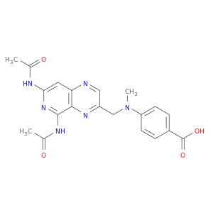 Benzoicacid, 4-[[[5,7-bis(acetylamino)pyrido[3,4-b]pyrazin-3-yl]methyl]methylamino]-
