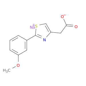 4-噻唑酸,2-(3-甲氧基苯基)-,钠盐(1：1)
