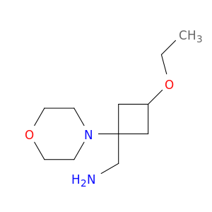 [3-ethoxy-1-(morpholin-4-yl)cyclobutyl]methanamine