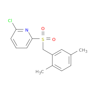 Pyridine, 2-chloro-6-[[(2,5-dimethylphenyl)methyl]sulfonyl]-
