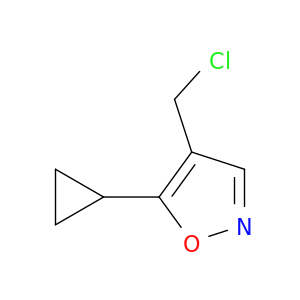 4-(chloromethyl)-5-cyclopropyl-1,2-oxazole