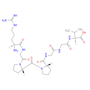 L-Valine, N-[N-[N-[1-[1-(N-L-arginylglycyl)-L-prolyl]-L-prolyl]glycyl]glycyl]-