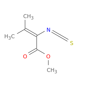 2-Butenoic acid, 2-isothiocyanato-3-methyl-, methyl ester