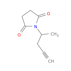 2,5-Pyrrolidinedione, 1-(1-methyl-3-butynyl)-