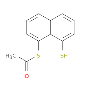 Ethanethioic acid, S-(8-mercapto-1-naphthalenyl) ester