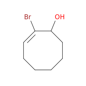2-Cycloocten-1-ol, 2-bromo-, (E)-