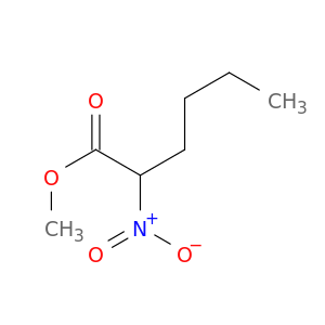 Hexanoic acid, 2-nitro-, methyl ester