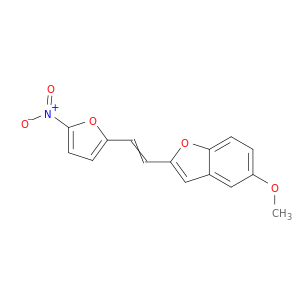 Benzofuran, 5-methoxy-2-[2-(5-nitro-2-furanyl)ethenyl]-