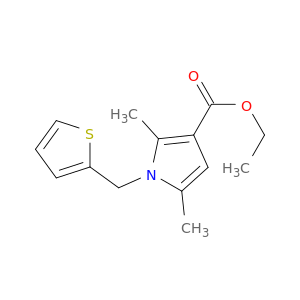 2,5-二甲基-1-(2-噻吩基甲基)-1H-吡咯-3-羧酸乙酯
