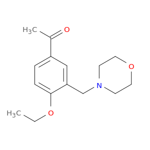 1-[4-Ethoxy-3-(morpholin-4-ylmethyl)phenyl]ethan-1-one