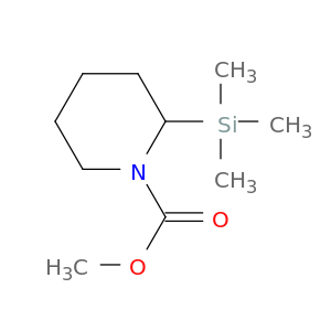 1-Piperidinecarboxylic acid, 2-(trimethylsilyl)-, methyl ester