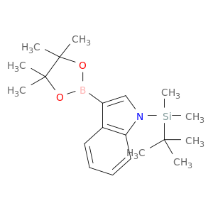 1-(tert-butyldimethylsilyl)-3-(4,4,5,5-tetramethyl-1,3,2-dioxaborolan-2-yl)-1H-indole