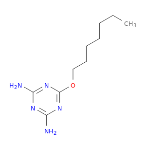 6-(heptyloxy)-1,3,5-triazine-2,4-diamine