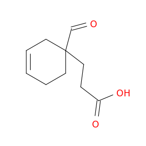 3-Cyclohexene-1-propanoic acid, 1-formyl-