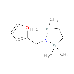 1-Aza-2,5-disilacyclopentane, 1-(2-furanylmethyl)-2,2,5,5-tetramethyl-